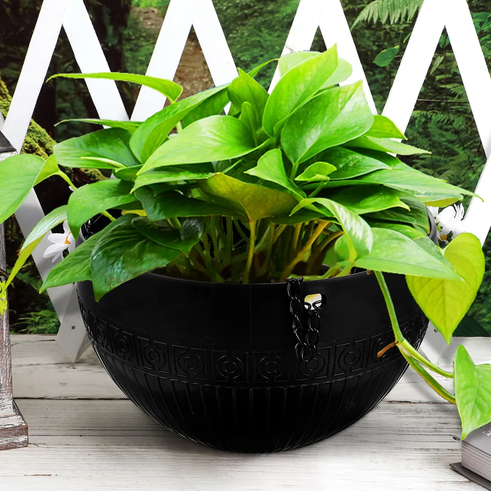 

2 шт. утолщенных подвесных кашпо для растений с автополивом для использования в помещении и на улице: для балкона, сада, кухни, гостиной