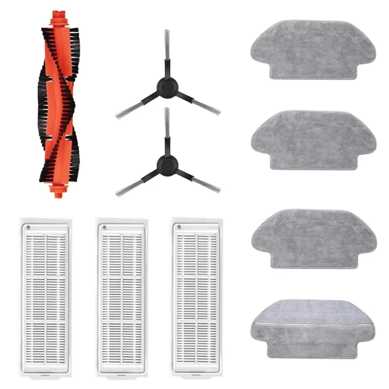 

A07F-For Xiaomi Mi Robot Vacuum Mop Pro P STYTJ02YM Cleaning Robot Accessories Main Side Brush Hepa Filter Mop Cloth