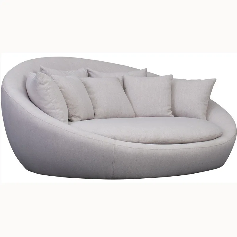 

Nordic style modern simple fabric sofa living room light luxury furniture lazy sofa creative fabric sofa