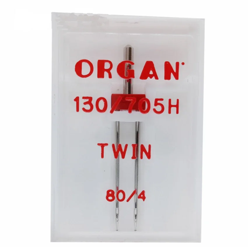 Organ Needles 130/705H  Twin needle 80/4MM 100/6MM Domestic  Sewing Machine Twin Needle