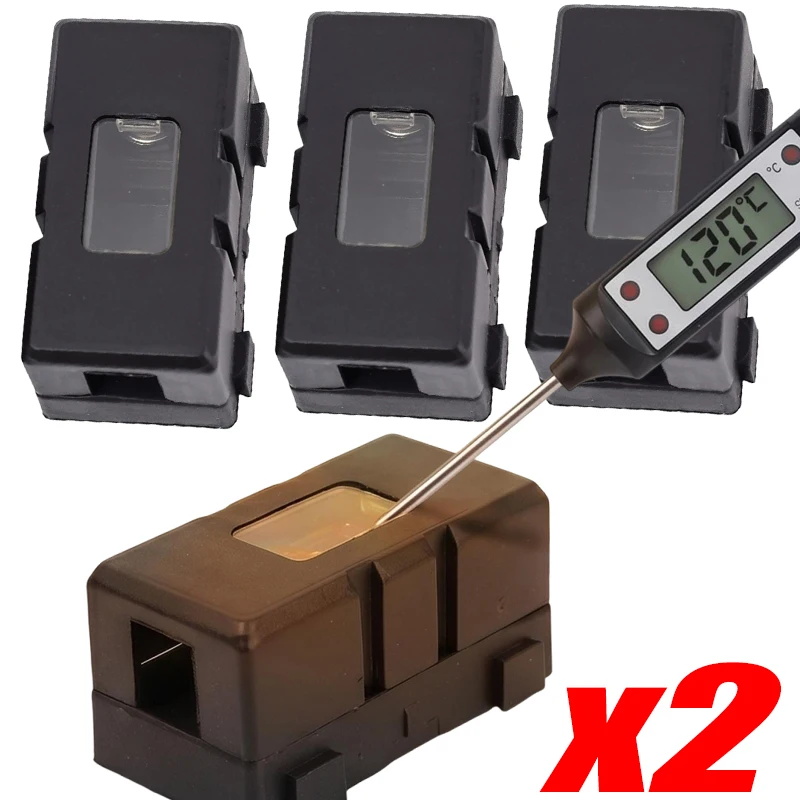 

1/2pcs Compact ANS Fuse Socket Standard Blade Fuse Holder with Insulated PA66 Housing for Auto Motorcycle Electrical Circuits