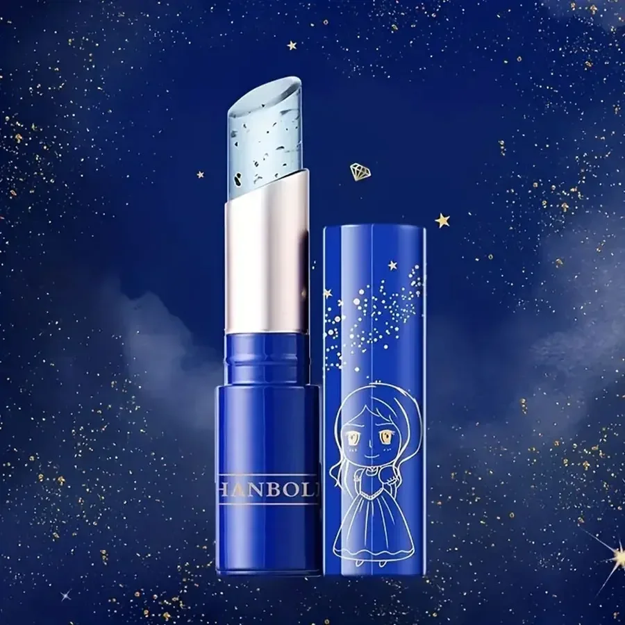 Star Brilliant Mudança De Temperatura Batom Hidratante, Crystal Jelly, Batom Nutrição Durável, 24K Glamorous