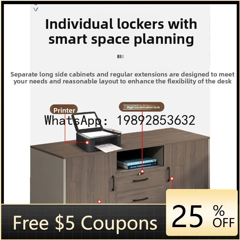 

Z5 Office Desk and Chair Set Modern General Manager Supervisor High-End Office Storage