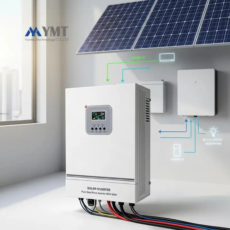 China Factory Hybrid Solar Inverter Touch Screen Design Solar Power System Home 10kw 6kw 5kw 11KW Hybrid Inverter