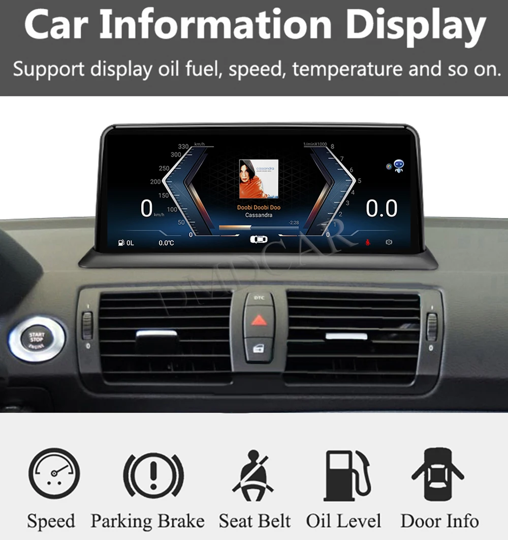 Lecteur vidéo de voiture pour BMW Série 128, Android 13 Carplay Auto, 8 cœurs, 8 Go, 1920 Go, 740, F01, F02, Écran de limitation centrale, Prix d'usine