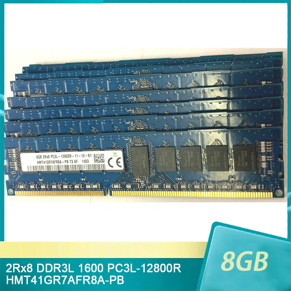 

1 шт. для памяти SK Hynix RAM 8 ГБ 8G 2Rx8 DDR3L 1600 PC3L-12800R HMT41GR7AFR8A-PB
