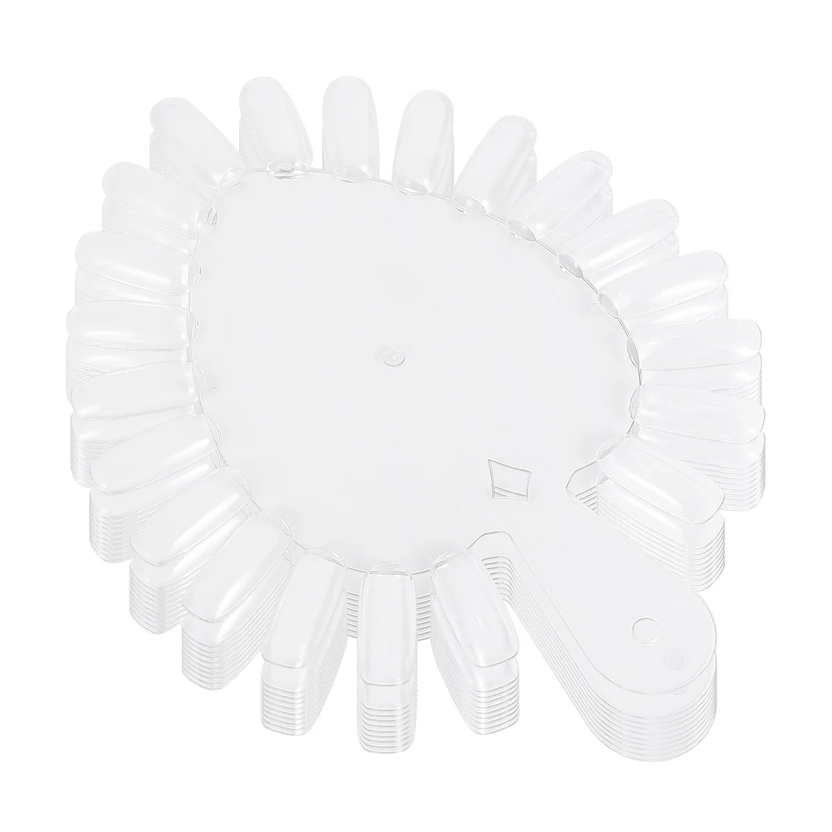 Placa de exibição de cartão de exibição de unhas em forma de coração para salão de beleza diy gráfico de manicure durável material premium decoração profissional