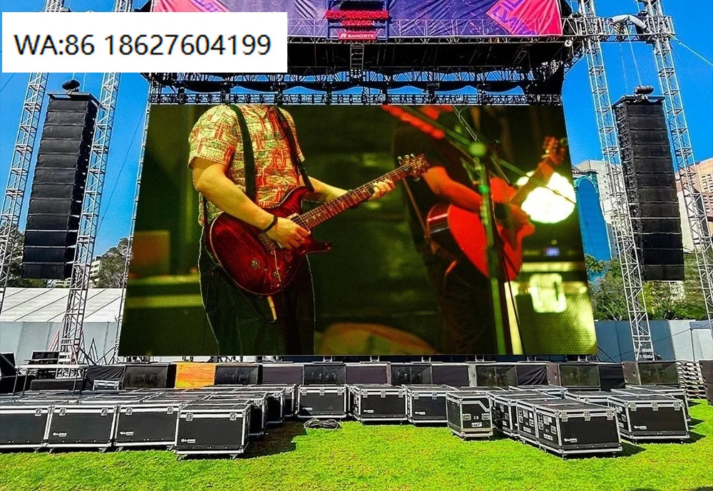 

Signage LED Waterproof P2.6 P2.9 P3.91 Movable Stage 500x500/500x1000mm Video Wall Outdoor Backdrop Rental Display Screen