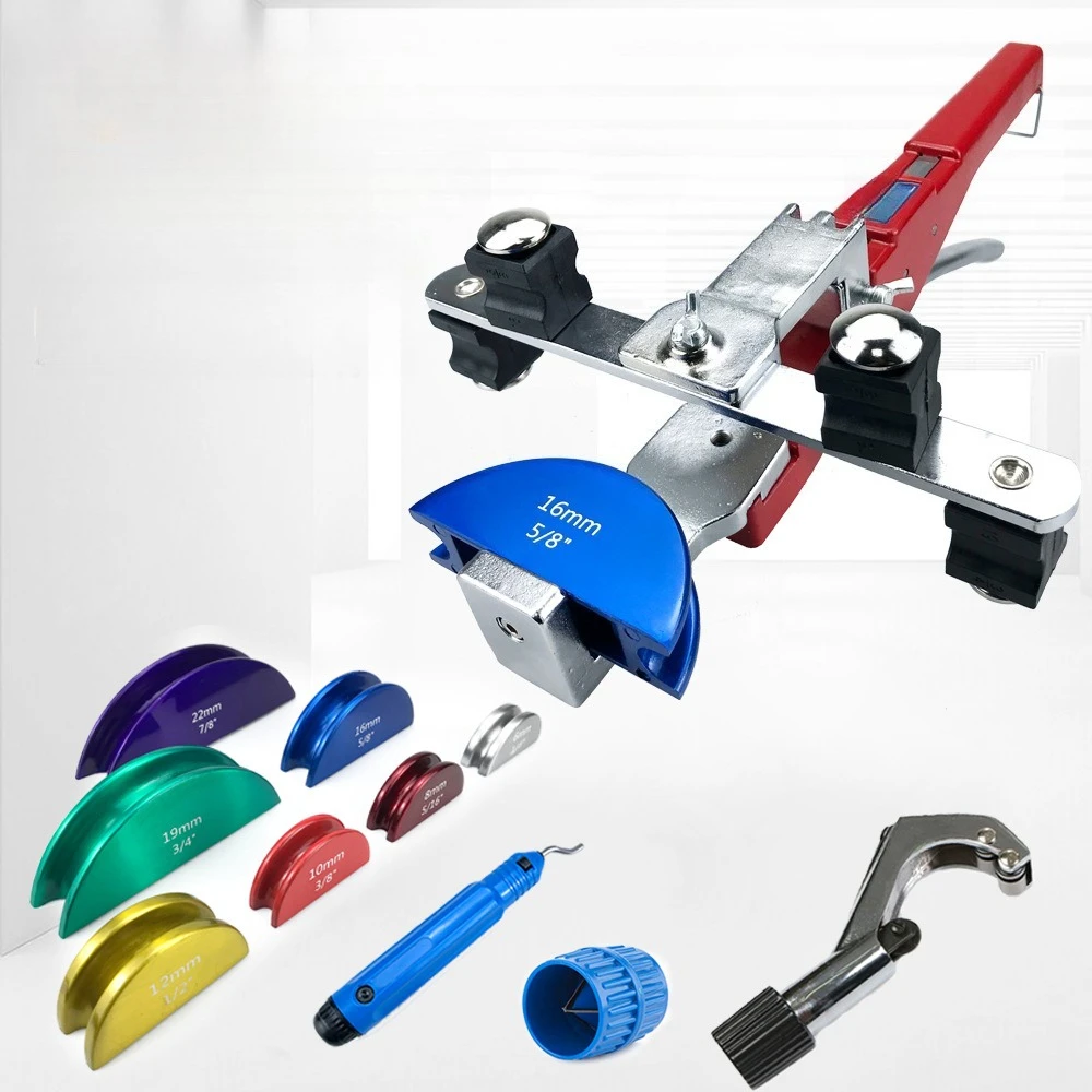 Combination copper pipe bender 6-22mm with reverse bending function