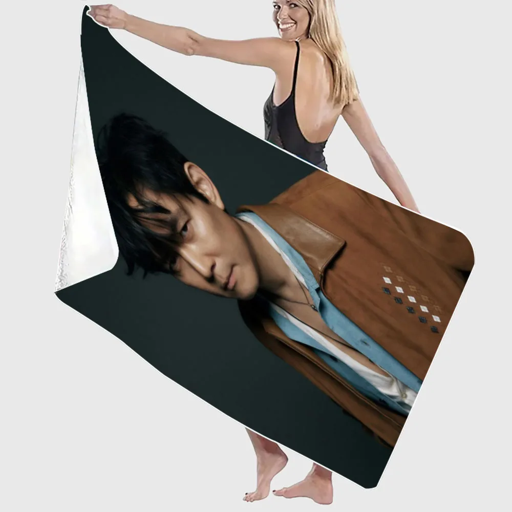 Lee Jung Jae Asciugamano Da Spiaggia, Asciugamani Ad Asciugatura Rapida, Asciugamano Sportivo, Asciugamani Da Spiaggia, Asciugamano Personalizzato, Taglia Grande 7.23