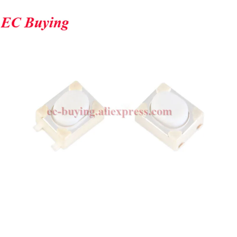 100Pcs/5Pcs 3*4*2mm Tact Switch Button Switch 2Pin Touch Switch SMD Micro Switch 3x4x2mm for MP3 MP4 Phone Key Switch 3*4*2.5mm