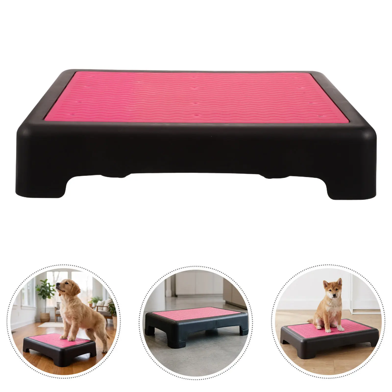 Dog Training Platform Non-Skid Stackable Place Board Portable Obedience Practice Puppy Agility Equipment Small Dogs Indoor