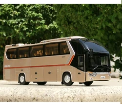 Collectible Alloy Model Gift 1:38 Scale KingLong XMQ6127 Travel Transit Bus Vehicle DieCast Toy Model