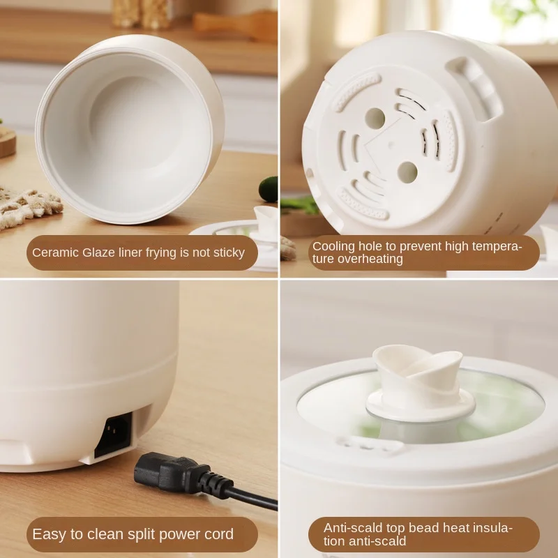 Mini electric pot, multifunctional intelligent electric cooking pot, dormitory rice cooker, household electric rice cooker