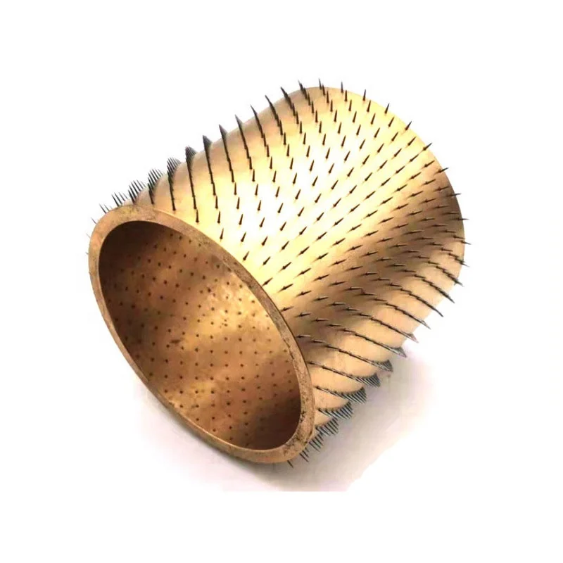 High Quality Industrial Cloth Perforation Needle Brush Punching Pin Roller for Machine