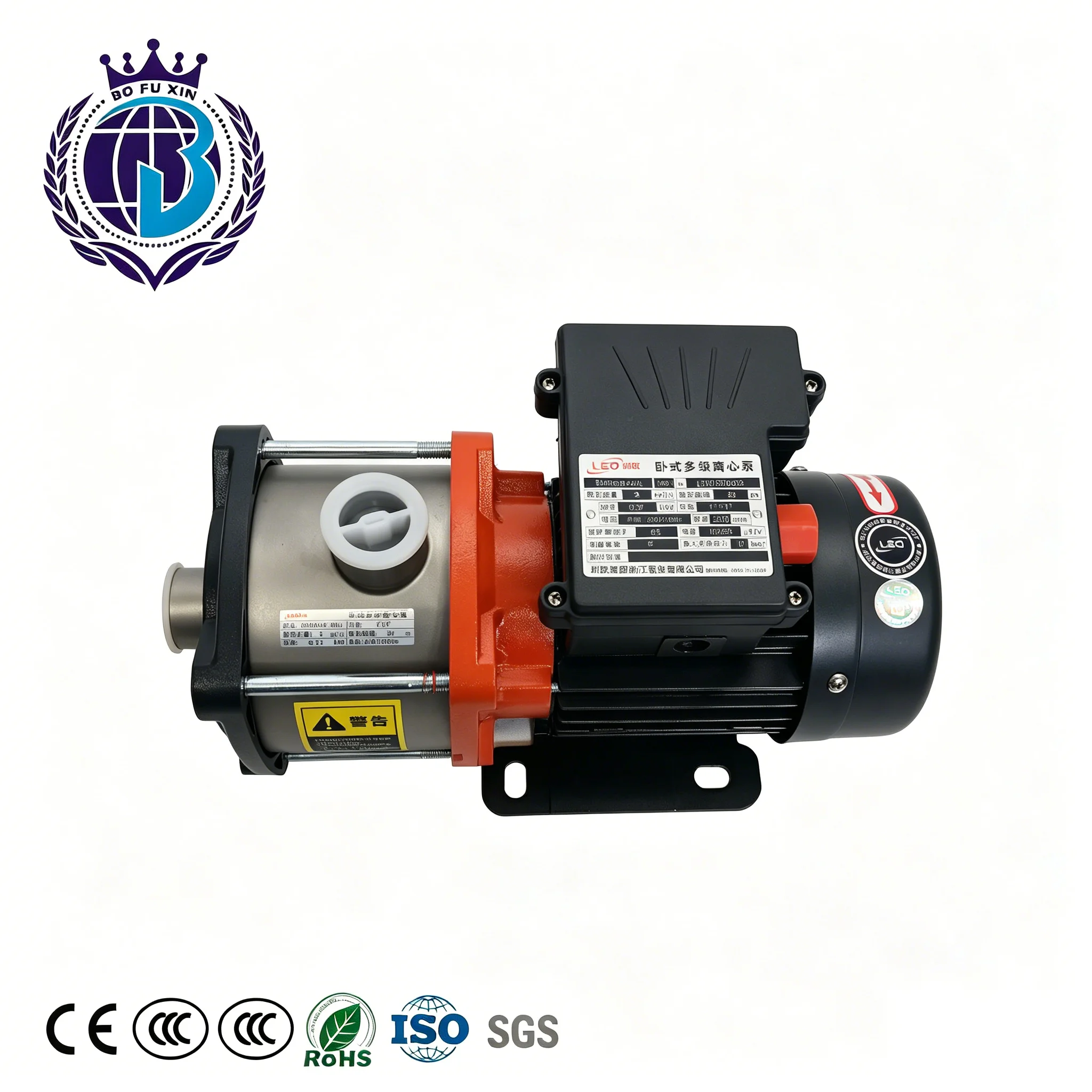 Stainless Steel Single-Phase Horizontal Multistage Centrifugal Pump 220V 1 Year for Industrial Automated Cooling Water Supply