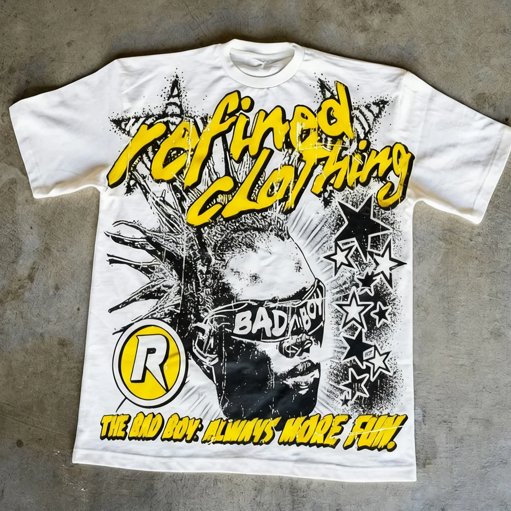 Crânio gráfico harajuku camiseta casual verão manga curta das mulheres dos homens y2k hip hop tshirt de algodão de grandes dimensões camisetas streetwear