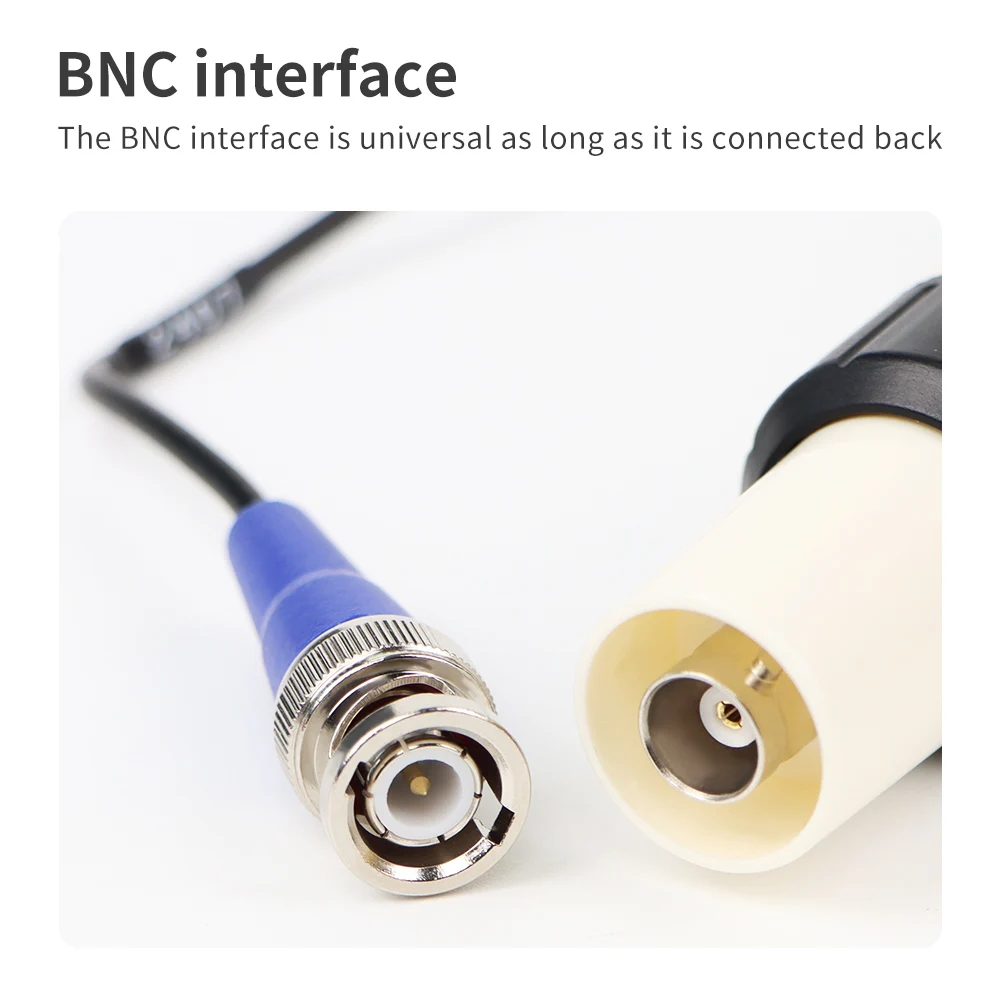 PH Electrode Probe BNC Interface Connector ORP Replacement Sensor IP65 Glass Composite Electrode for Laboratory Aquarium