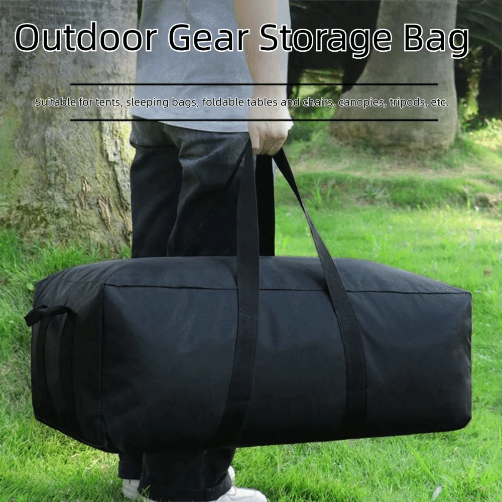 

55L/100L/150L Extra Large Capacity Travel Bag Reinforced Handles Foldable Camping Tent Storage Bag Multi-functional