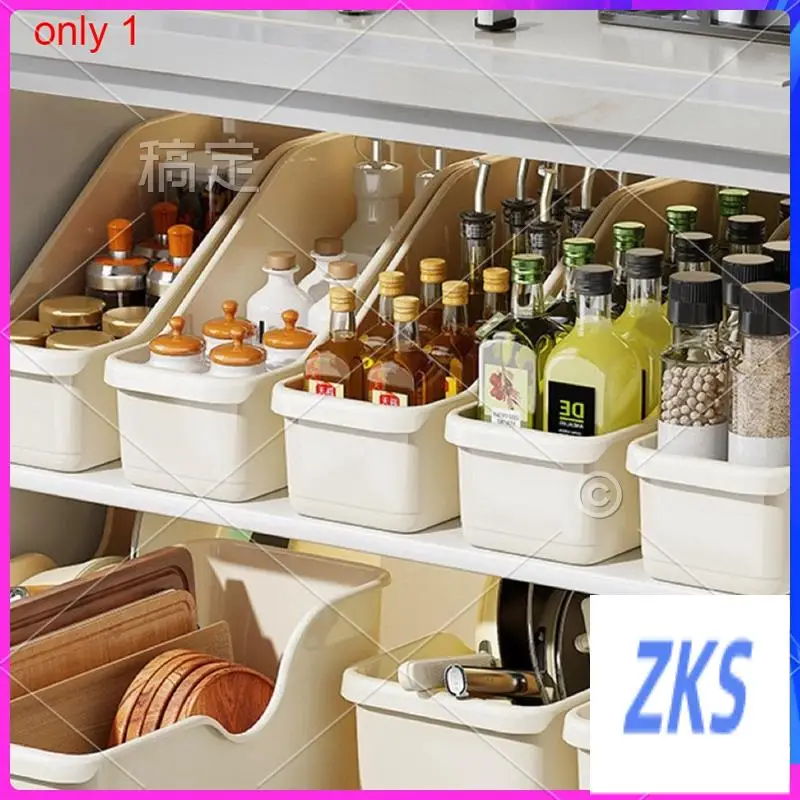 

ZZ-Kitchen Basket Storage Basket With Pulley Sundries Storage Basket
