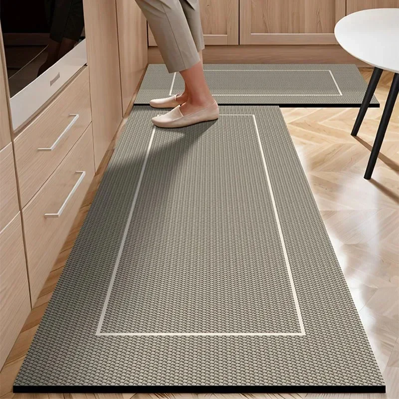 Kitchen Water-absorbing Carpet Anti-slip Floor Mat Diatom Mud Oil-absorbing Foot Mats Home Decoration Rug Alfombra De Cocina