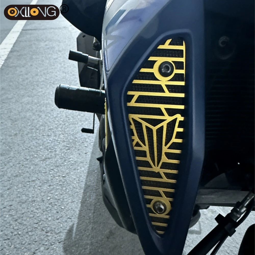 

2026 MT125 Intake Cover Motorcycle Fuel Tank Air Intake Mesh Inlet Decoration Guard For Yamaha MT-125 MT15 MT-15 V2 2019 -2025
