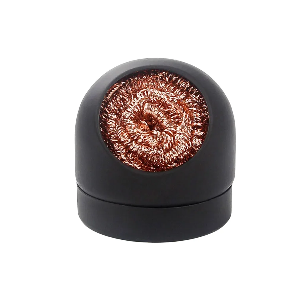 1PCS Soldering Iron Tip Cleaner with Brass Wire Sponge for Efficient For Cleaning and Safe Stable Non Slip Housing