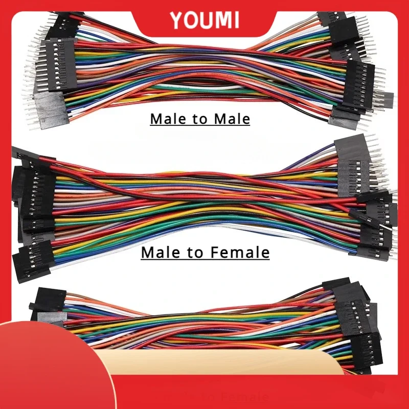 

10 шт., кабель Dupont 1P2 3 4 5 6 Pin, 2,54 мм