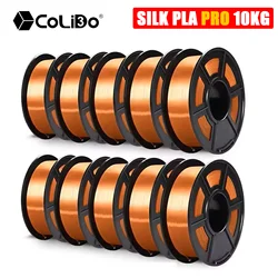CoLiDo New SILK PLA pro Filament 10KG 1.75mm 3D Printer Filament High Quality Silky Texture High Toughness 3D Printing Materials