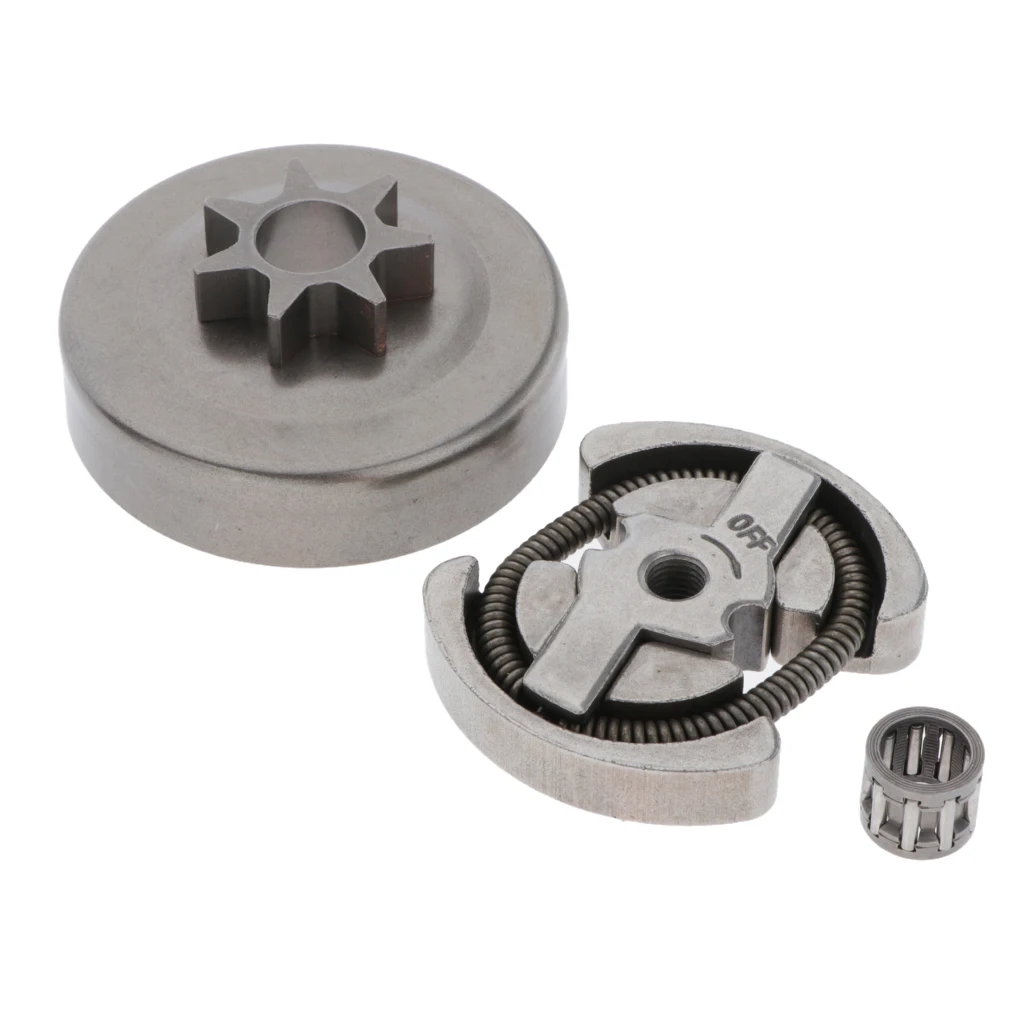 

Звездочка барабана сцепления бензопилы, металлическая сборка, запасная часть, прочный игольчатый подшипник для моделей Husqvarna 325, шаг