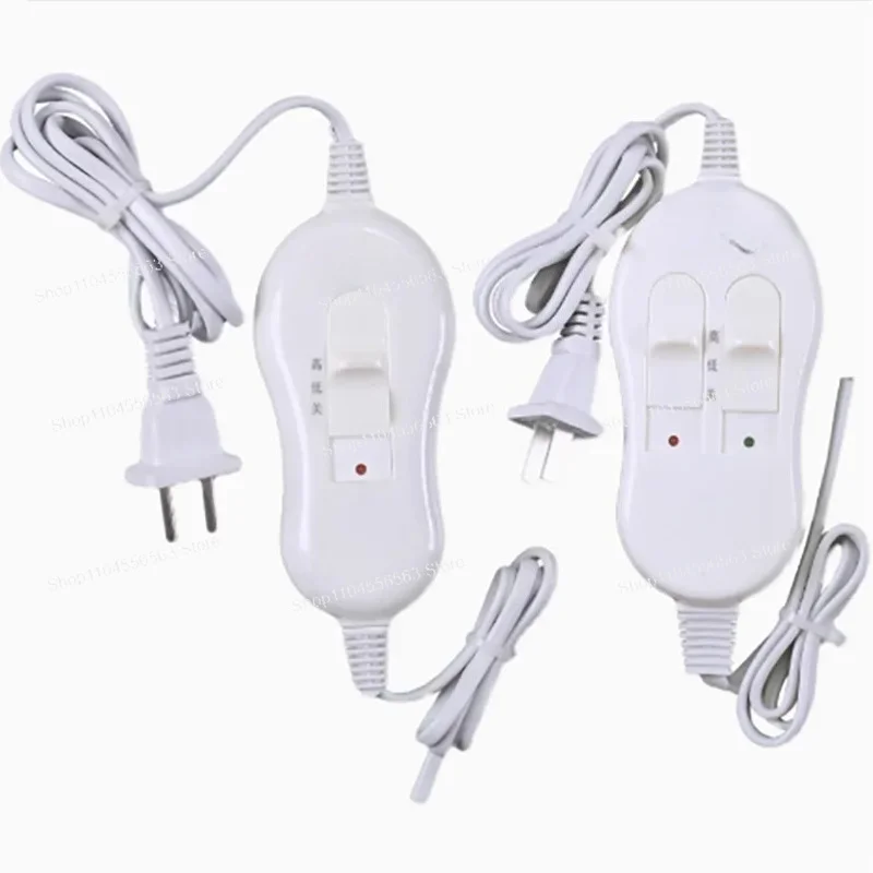 Universal Electric Blanket Controller Thermostat 3 Speed Single Control Double Control Switch for Heated Blanket Mattress Pad