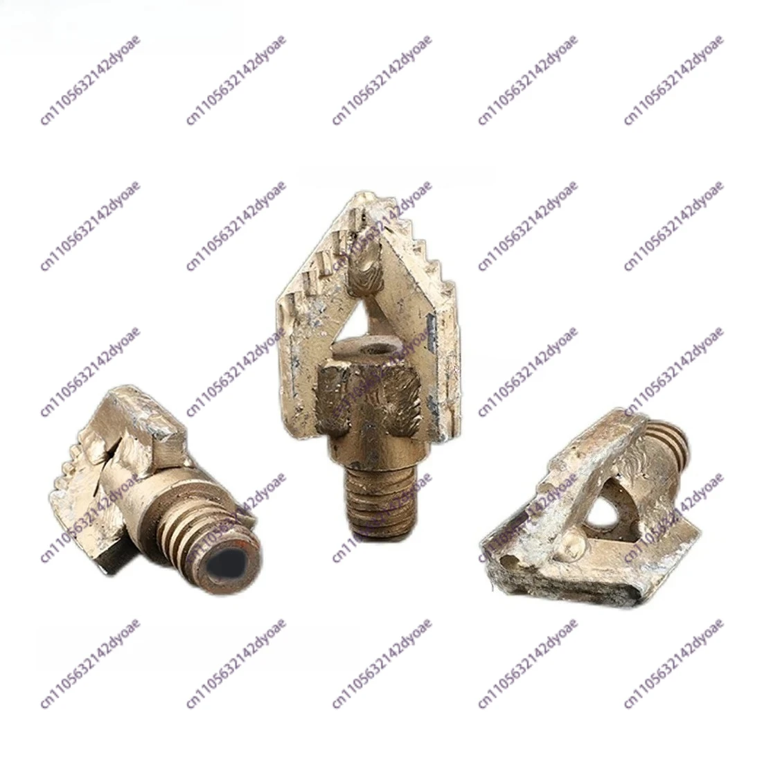 Three wing alloy drill 80 90mm  Impactor Dril bit connected to 42 twist drill pipe