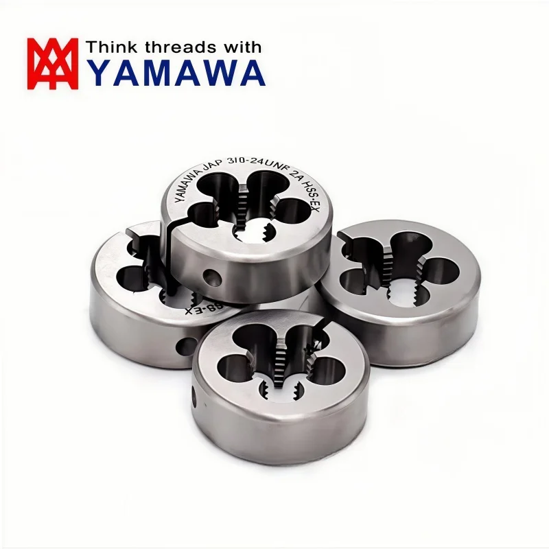 1PCS YAMAWA AR-D HSSE Pipe Thread Round Die PT PS G PF NPT NPS Taper Pipe Thread Dies Set 1/16 to 3/4
