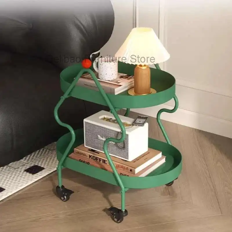 

Wheels Design Modern Coffee Table Living Room Tray Black Center Corner Side Table Small Nordic Stolik Kawowy Furniture Home