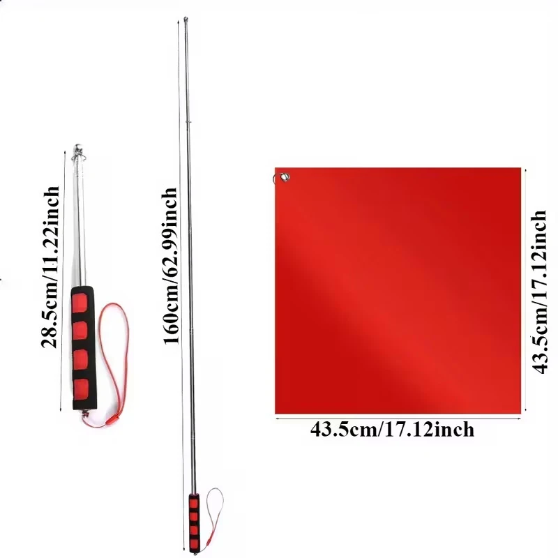 NUEVAS Banderas de Entrenamiento para Caballos con Asta Telescópica, Juego de Astas para Guías Turísticos, Equipo Portátil para Montar a Caballo, Colores Vibrantes