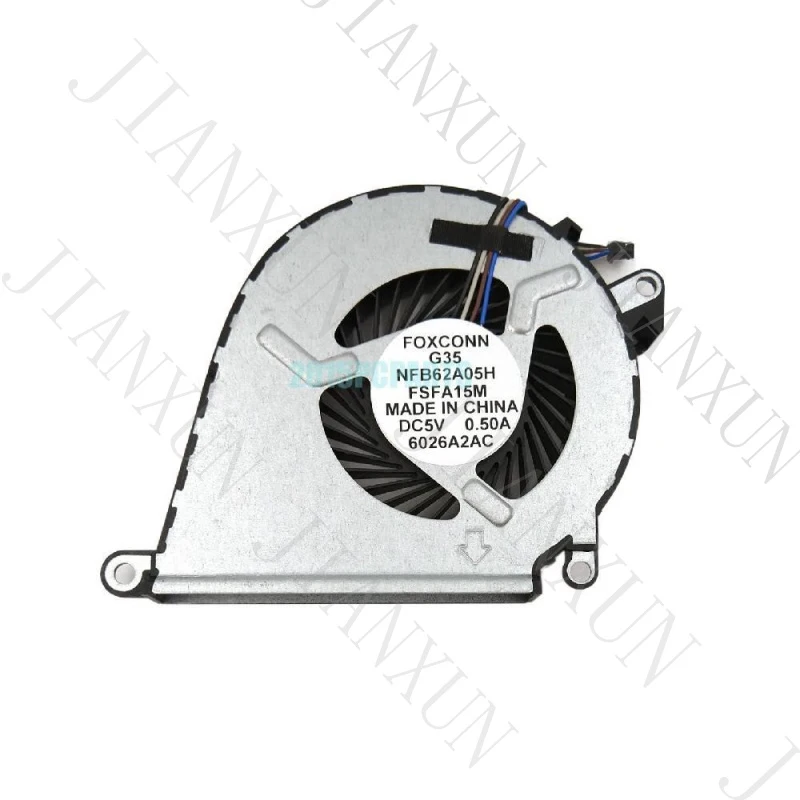A+New CPU Cooling Fan for HP Pavilion 15-BC 15-BC000 15-BC100 15-BC200 | P/N 858970-001 DFS150205AM0T | 4‑Pin DC5V