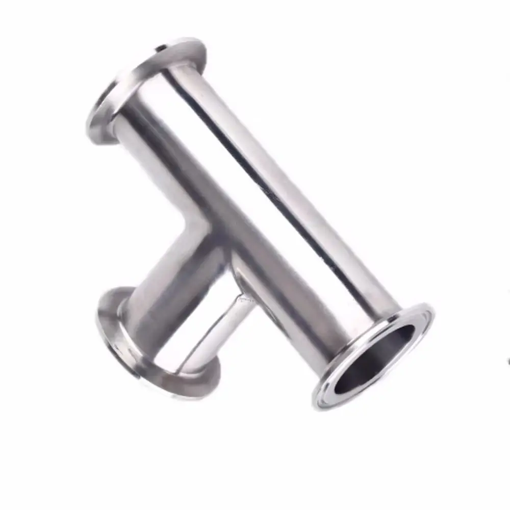 

Tri-Clamp Tee Φ89mm OD106mm Stainless Steel 304 Sanitary Tri-Clamp Tee - Quick-Connect, Mirror Polished