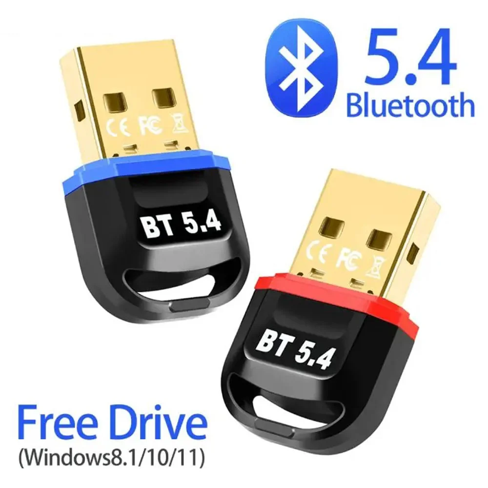 

Адаптер Bluetooth 5.4 для ПК USB-ключ Bluetooth-приемник для динамика Беспроводная мышь Клавиатура Аудиопередатчик