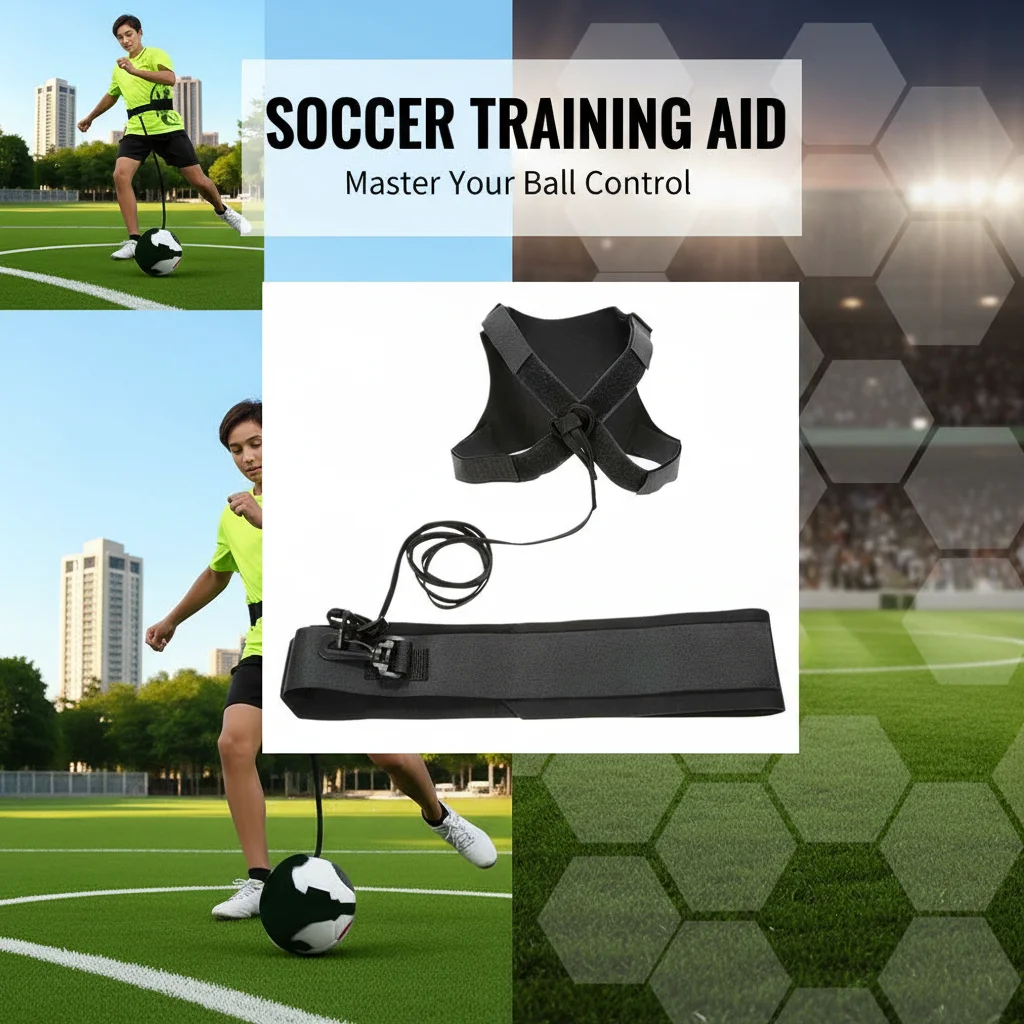 

Детские тренировочные приспособления для футбола: оборудование для жонглирования вращающимся мячом, мешок для отработки ударов, тренировочный пояс для спорта и фитнеса