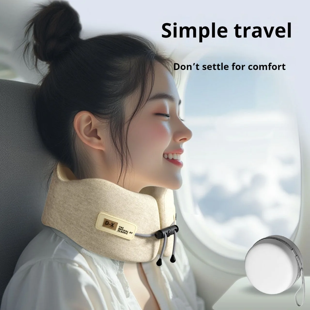 

U-образная подушка для шеи из пены с эффектом памяти, мягкая дорожная подушка, массажная подушка для шеи, подушка для сна в самолете, ортопедическая подушка для сна, постельные принадлежности для здоровья шейного отдела позвоночника