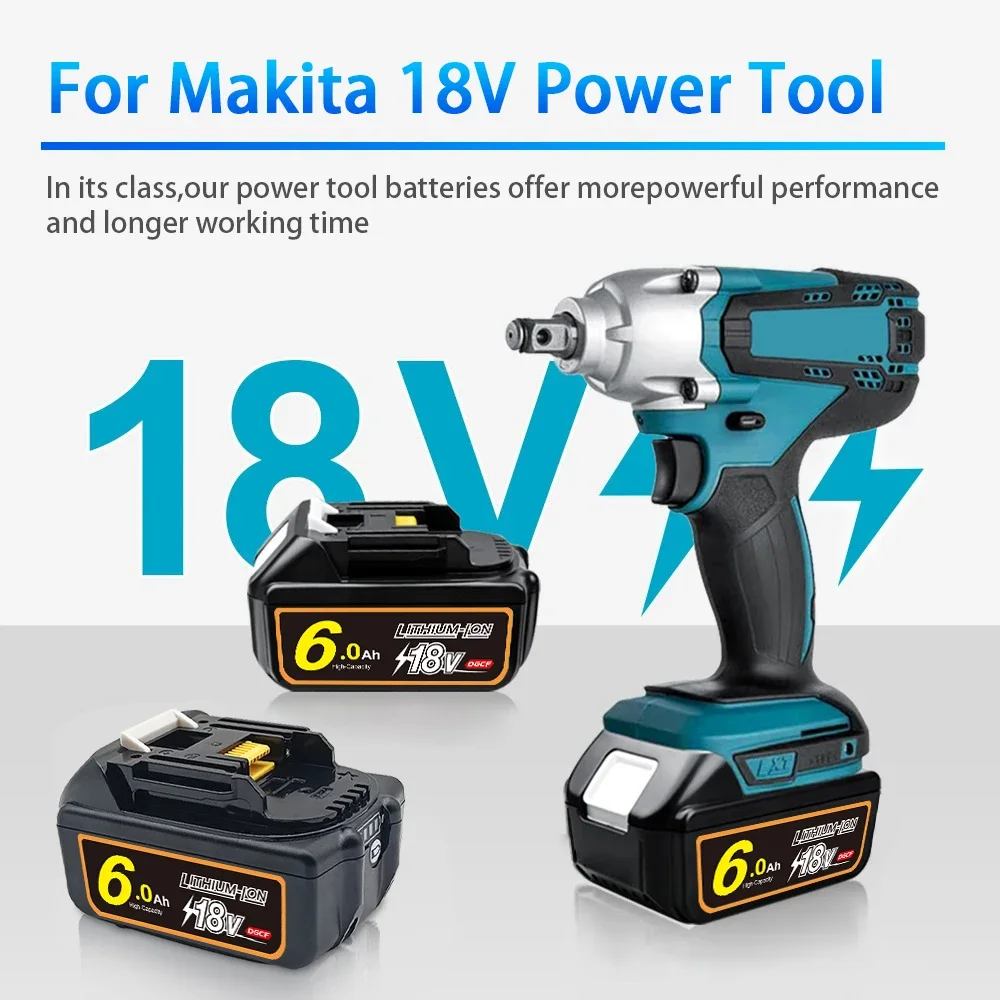 BL1850 For Makita 18V Battery Rechargeable Battery 18650 Lithium-ion Cell Suitable For Makita Power Tool BL1860 BL1830 LXT400