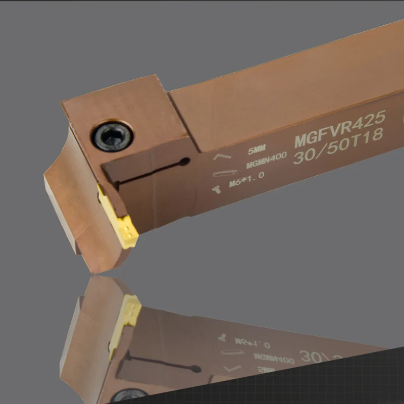 KaKarot Mặt Rãnh Cắt MGFV425R15-80-160 2 Đầu Chế Biến Phạm Vi CarbideCarbide Dạng MGMN400 Làm Khe Dụng Cụ