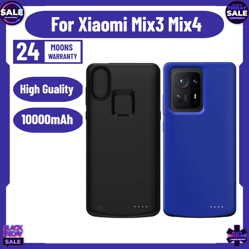 

Чехол-аккумулятор 10000 мАч для Xiaomi Mix3, внешний чехол-зарядка, чехол для зарядки Xiaomi Mix4