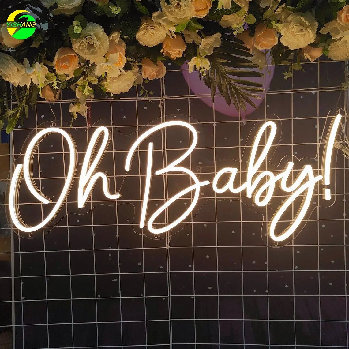 Oh Baby Neon Sign Custom For Party Wall Decor,Personalized Decor Wedding Light,Custom Led Sign For Kids Baby Shower Gifts Home