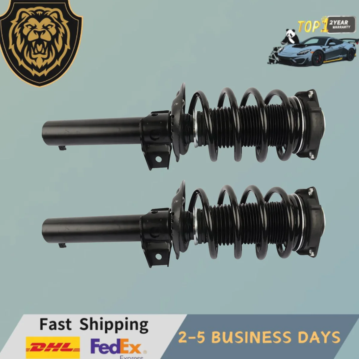 

1Pair Front Rear Shock Absorbers Spring Assy Kit For Audi TT TTS MK2 Quattro 2006-2014 2-Door 8J0413029D 8J0513025E