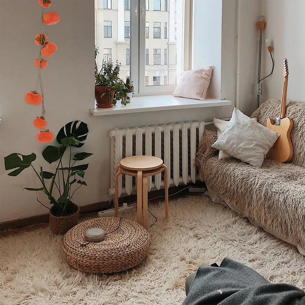 

Exquisite Artificial Persimmon Decorations Lifelike Pendant Ornaments for Home Thanksgiving Halloween Decor Persimmon Pendant