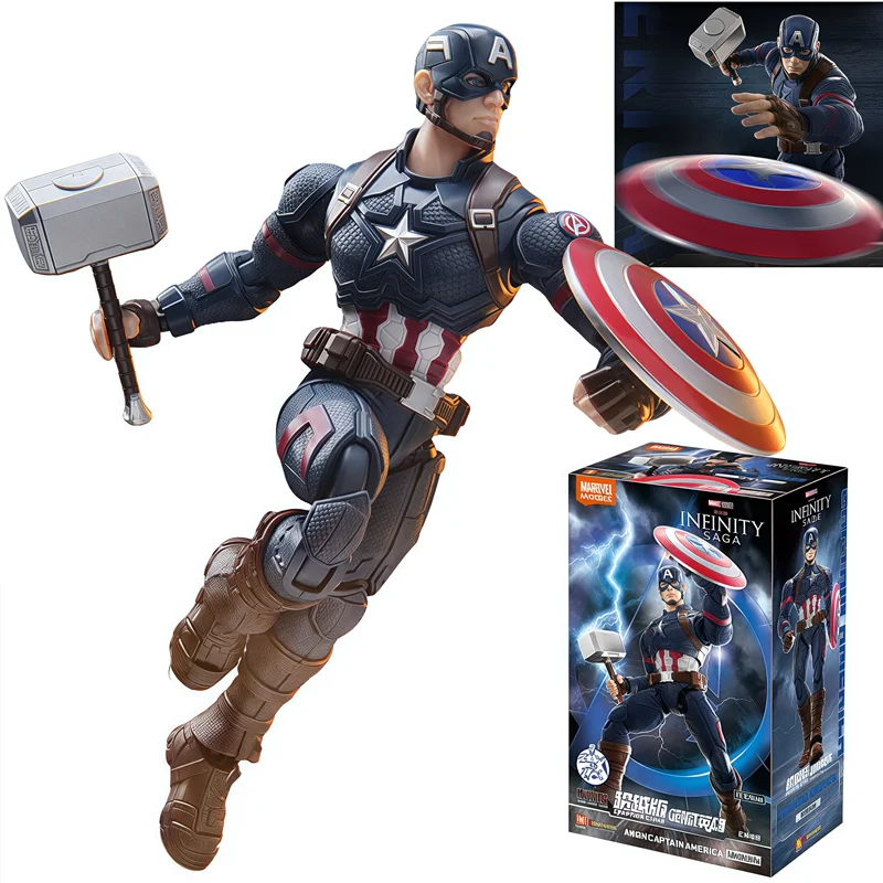 

[In Stock] Original BLOKEES Captain America: Brave New World Steve Rogers Moveable Collection Aciton Figure Movie Doll Toys Gift