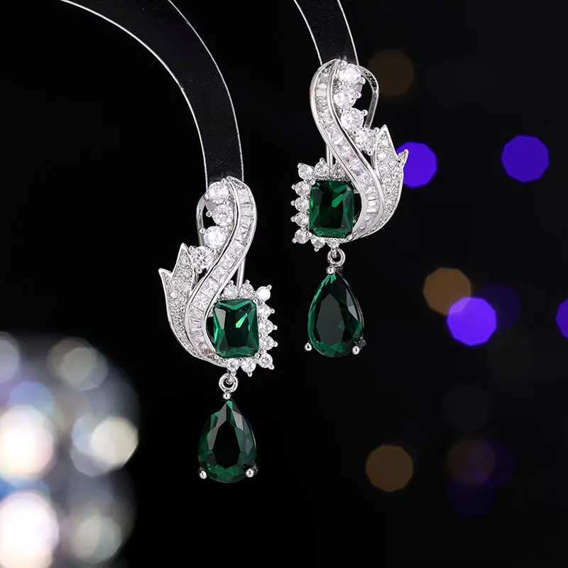 

Bilincolor Angel's Tears Set Zircon Earrings for Women