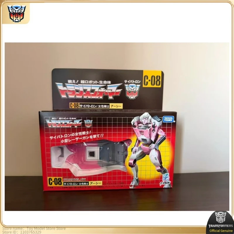 새로운 오리지널 박스 트랜스포머 G1 C08 아르시 이동식 인형 장식품 컬렉션 클래식 장난감 피규어 장식품 선물 로봇