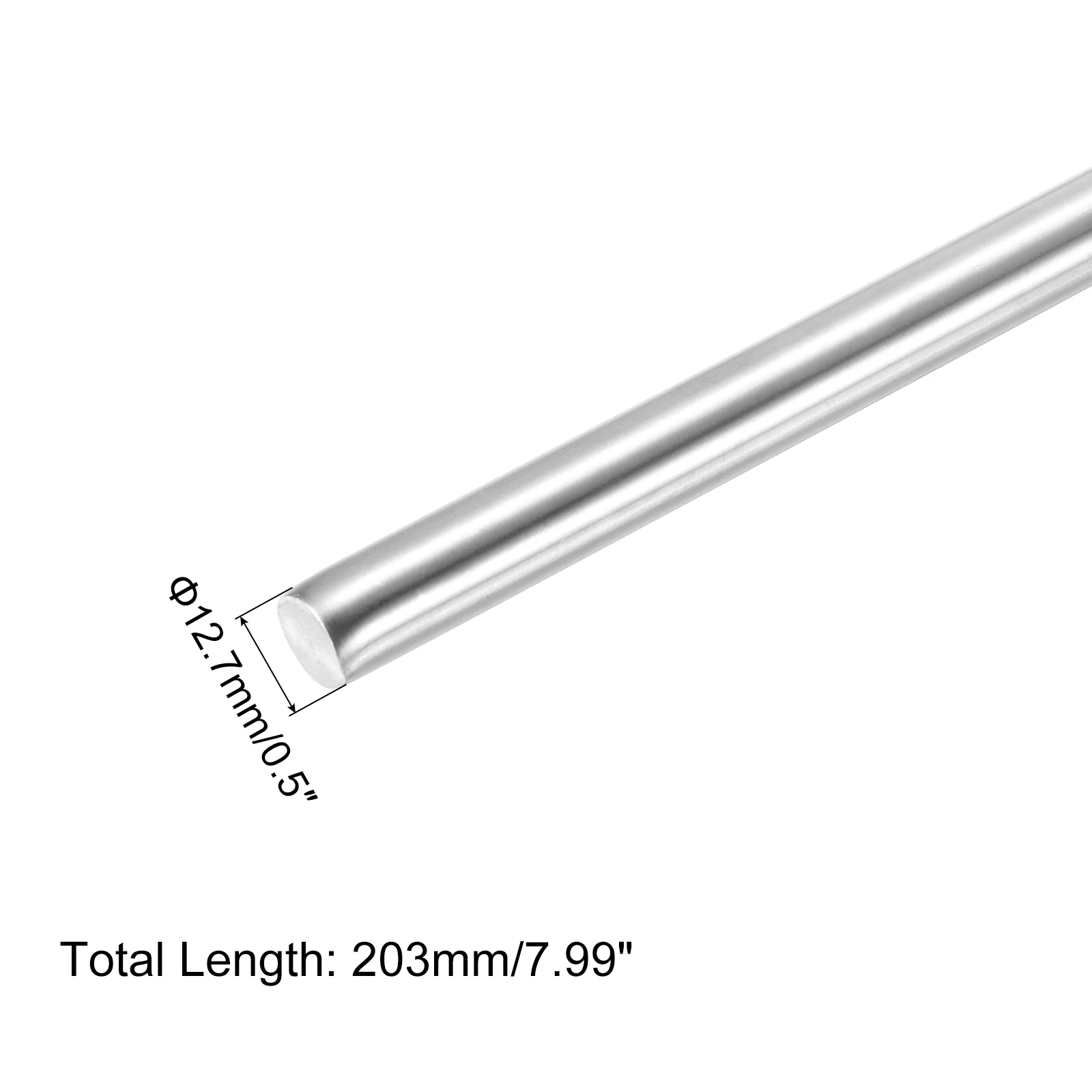 2-16 pezzi in acciaio inossidabile 304 asta tonda solida 8/12.7/25.4mm barra asta albero lineare solido per modello artigianale fai da te auto elicottero aereo